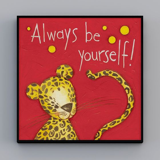 Confident Leopard 3D Model