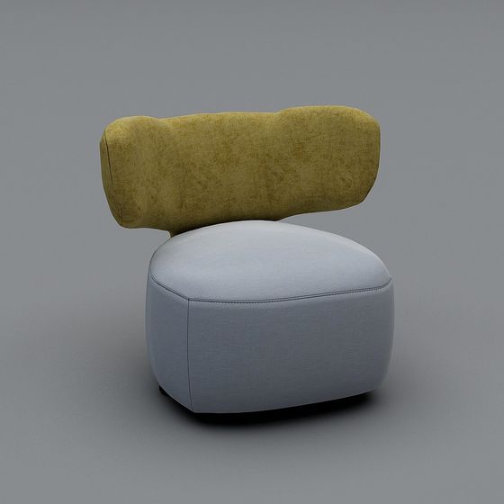 Chic Low-Polygon Chair 3D model for Contemporary Spaces