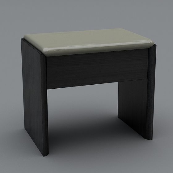 Modern Minimalist Vanity Table 3D model