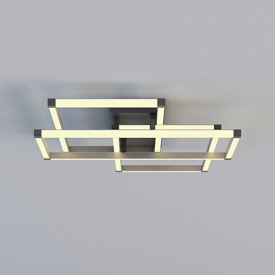 Urban Grid 3D model - Chic Low-Poly Aesthetic