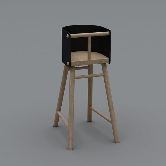 City Corner Bar Stool 3D model
