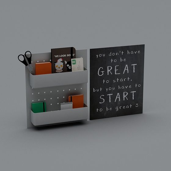 Creative Storage Rack 3D model