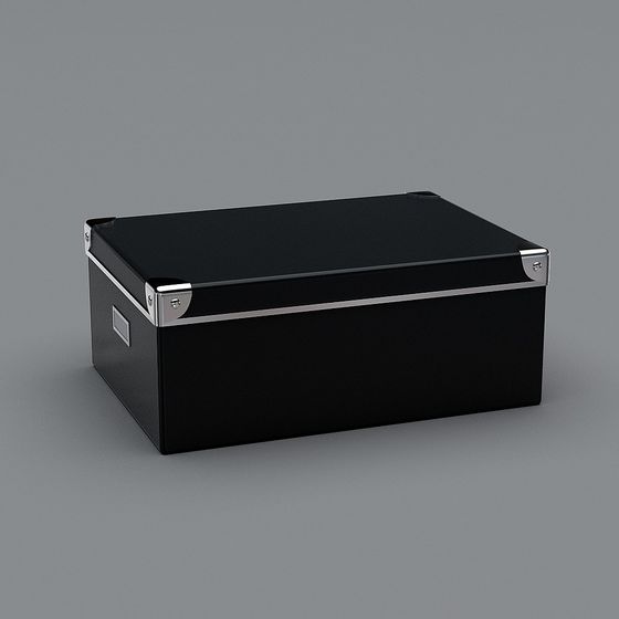 Elegant Minimalist Storage Box 3D model for Modern Interiors