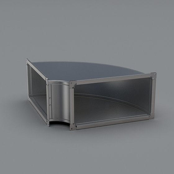 Stylish Metal Frame Storage Box 3D model