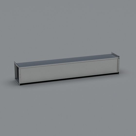 Industrial Metal Ventilation Duct 3D model