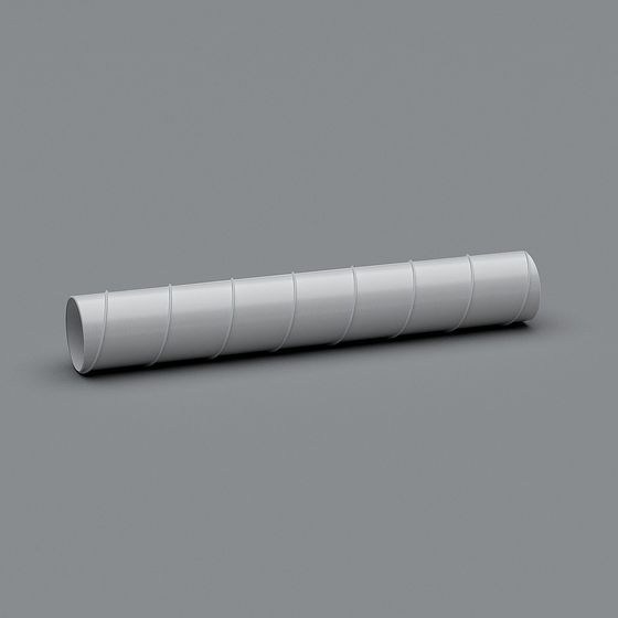 Modern Low-Poly 3D Pipe Model