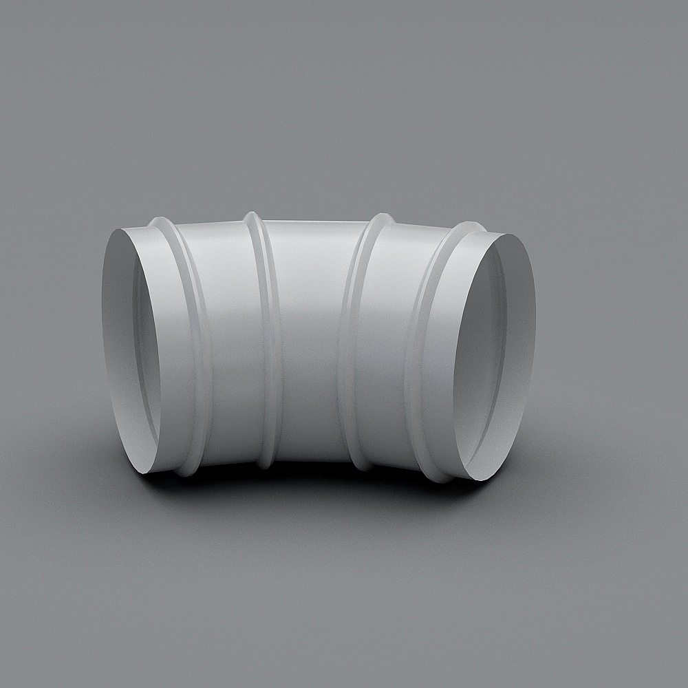 Industrial Pipe Low-Poly 3D model