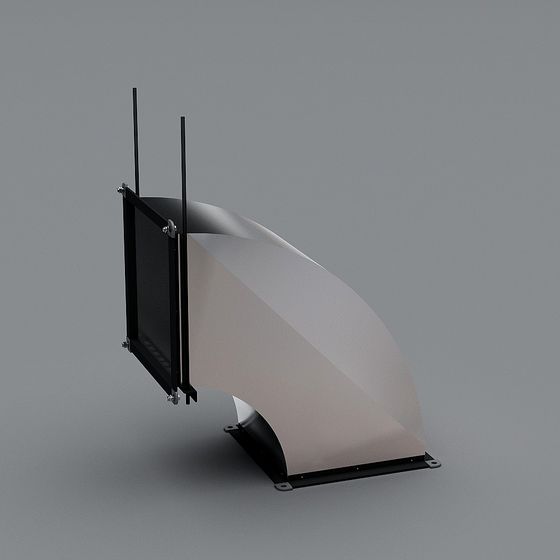 Futuristic Low-Poly 3D Model for Modern Design