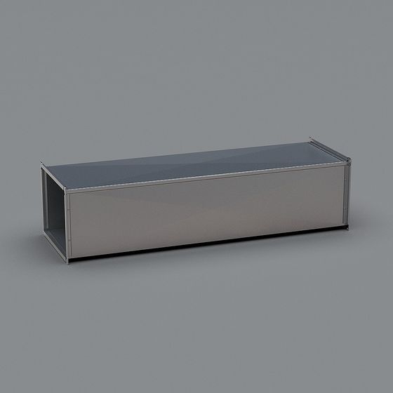 Modern Metal Display Cabinet 3D model