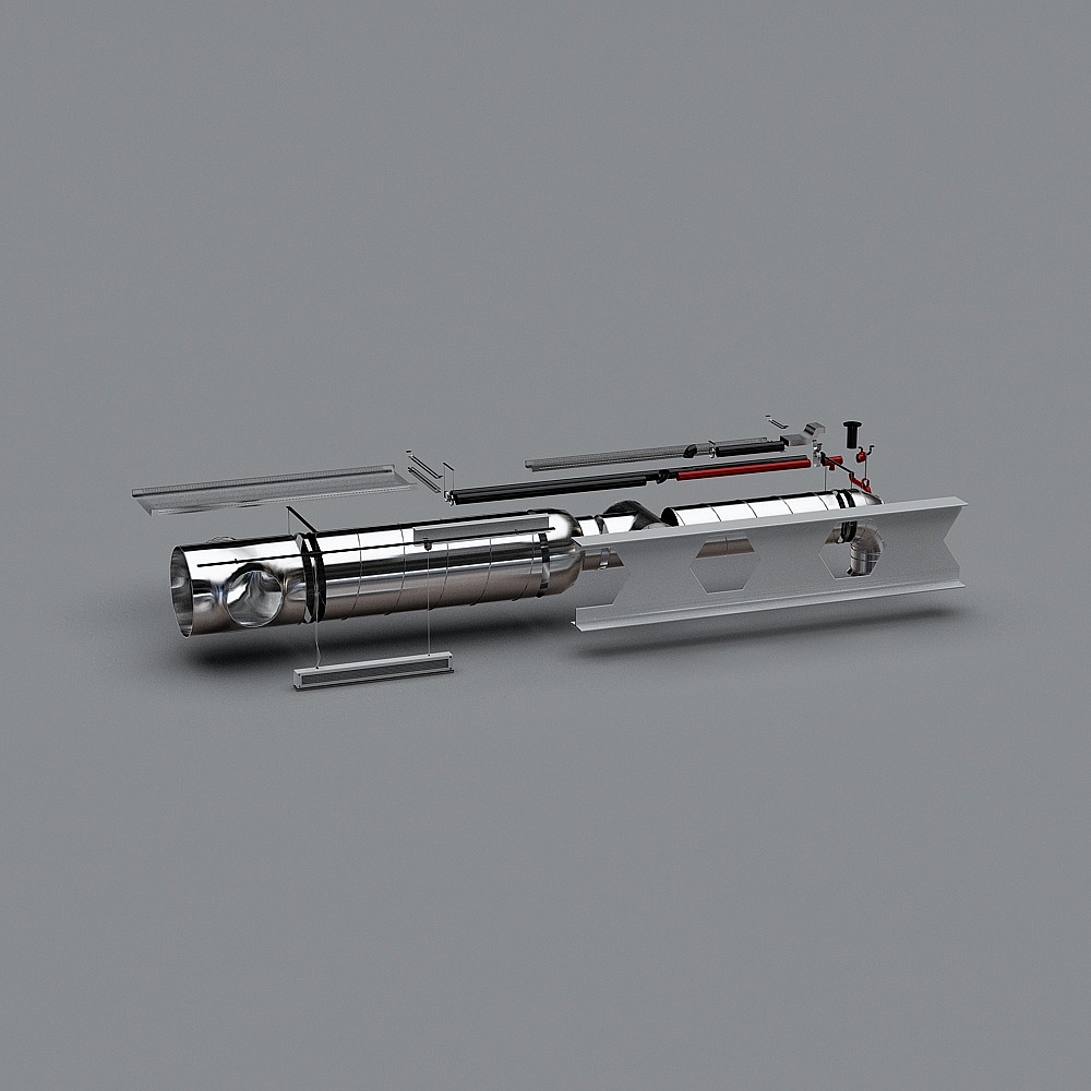 Futuristic Weapon 3D model