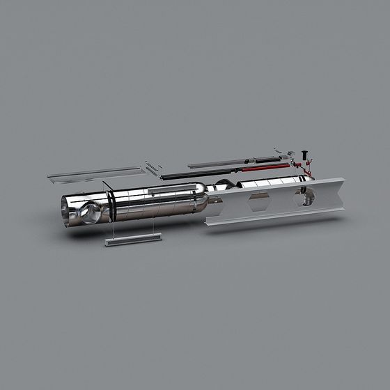 Futuristic Weapon 3D model