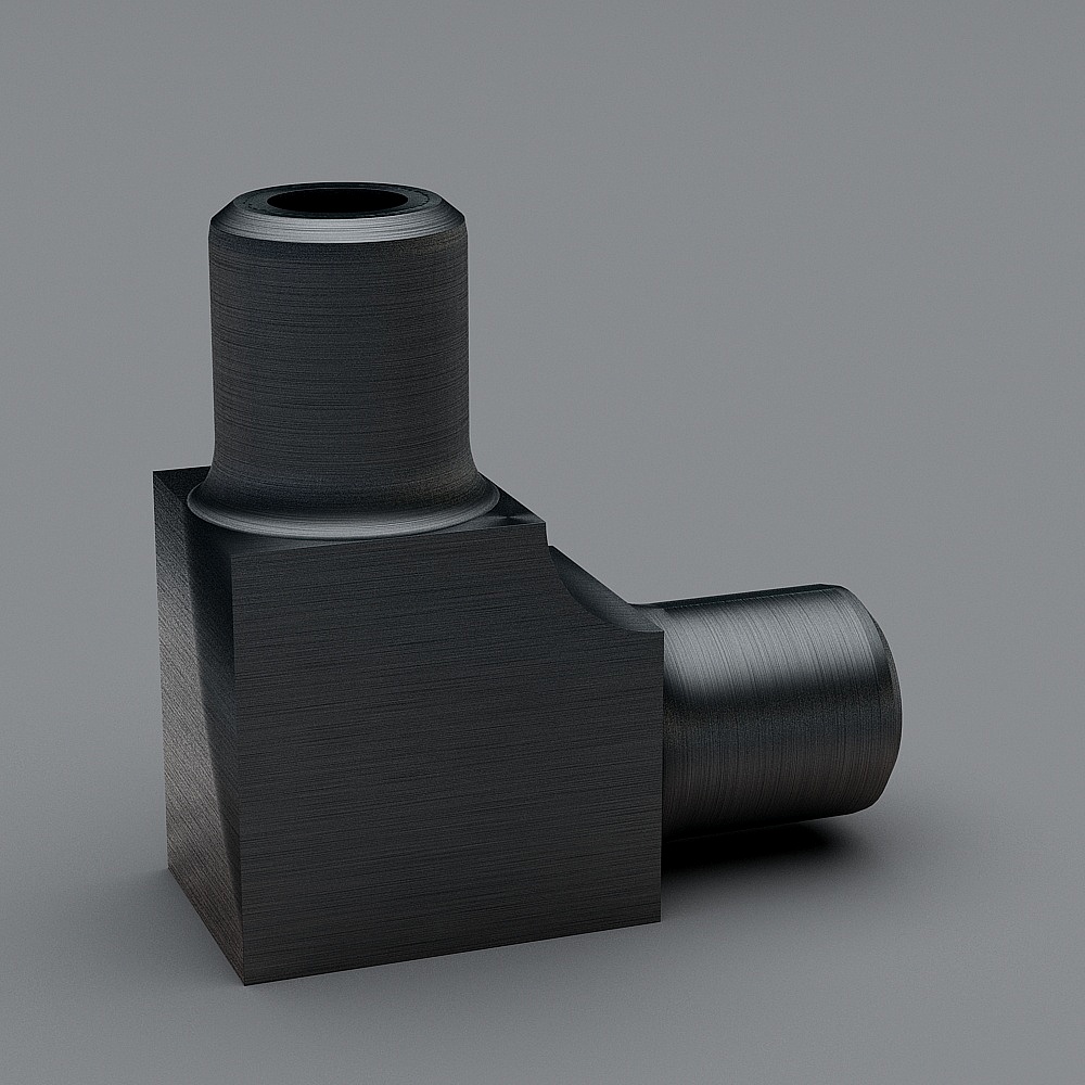 Industrial Aesthetic Low-Polygon 3D Model