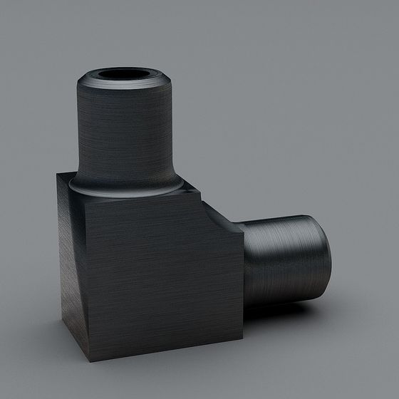 Stylish Industrial Low-Polygon 3D Model for Creative Projects