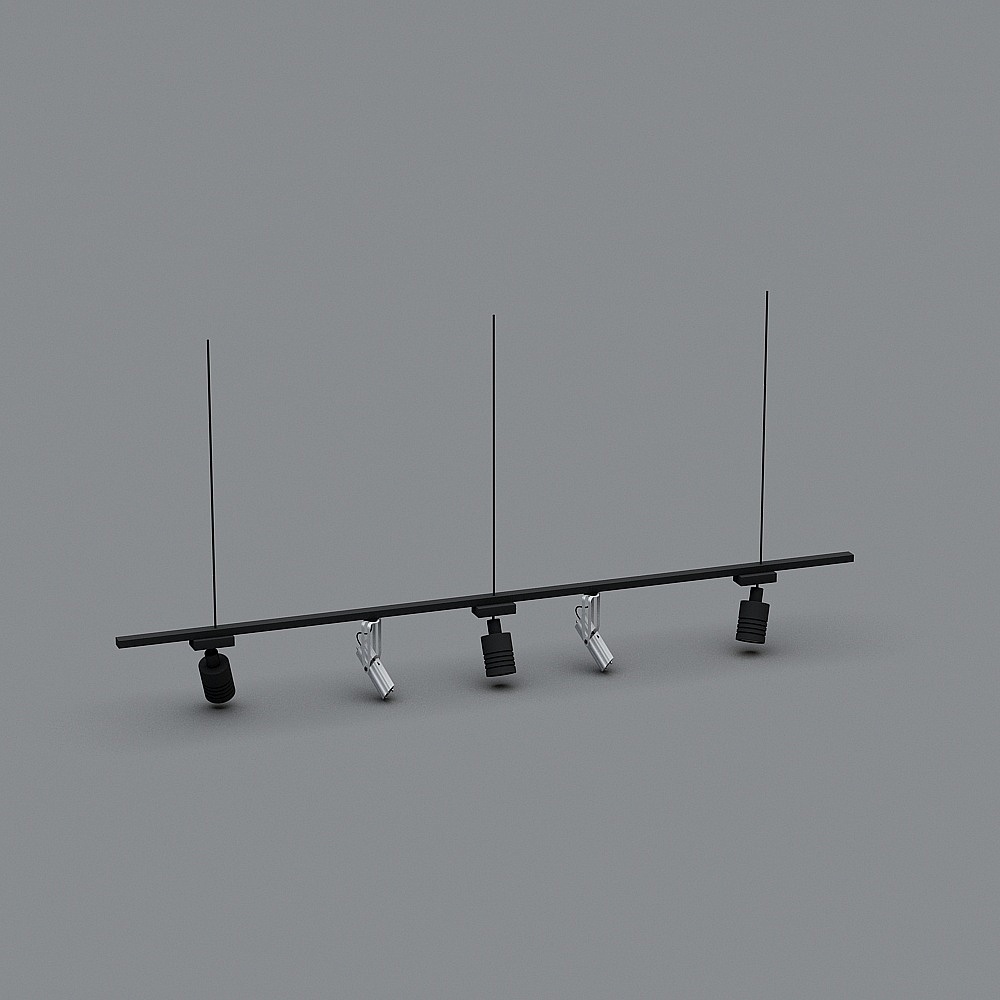 Linear Light Fixture 3D model