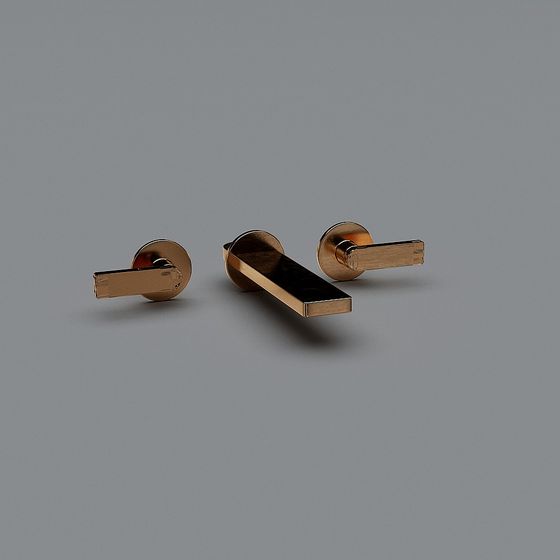 Elegant 3D Model Door Handle Design
