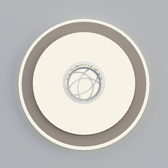 Modern Round Ceiling Light 3D model