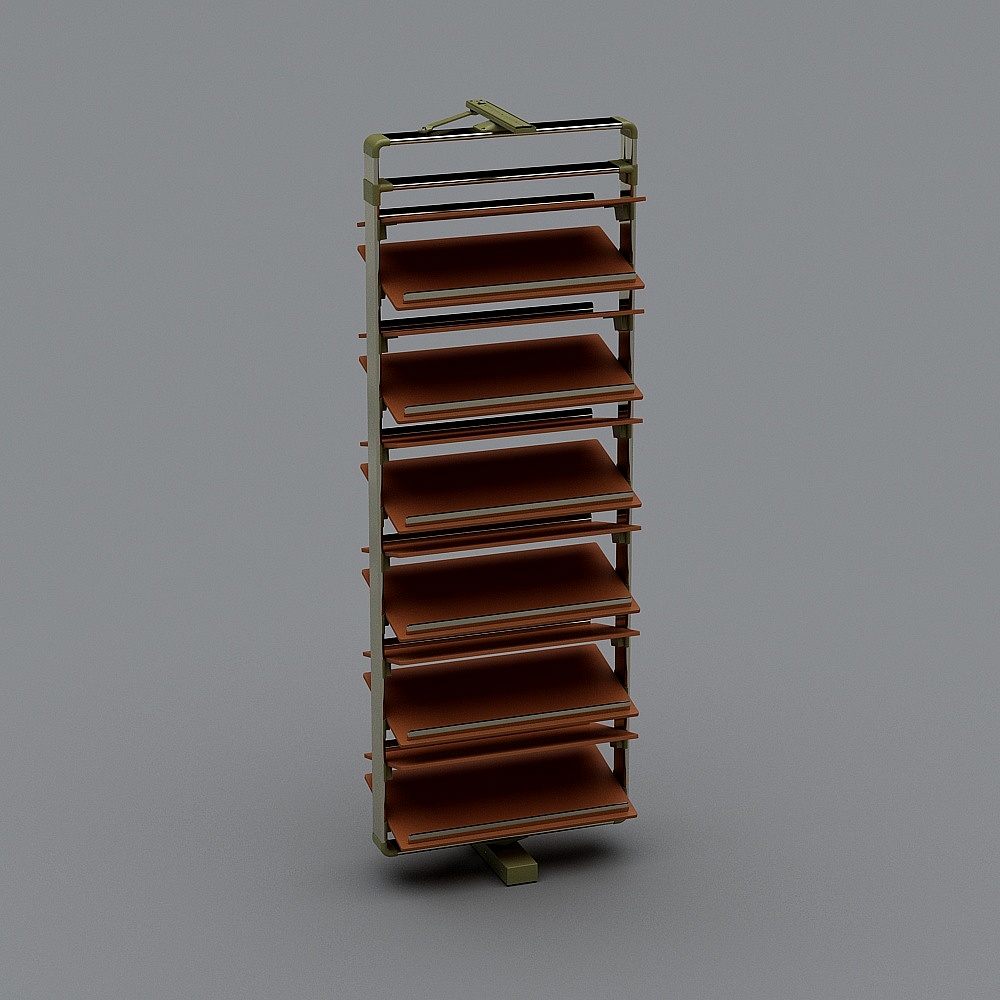 703591 Armani rotates the shoe rack on the 12th floor