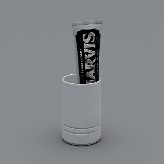 Arvis Toothpaste Holder 3D model for Modern Bathrooms