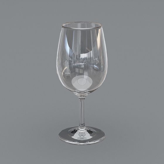 Elegant Low-Poly Glass 3D model