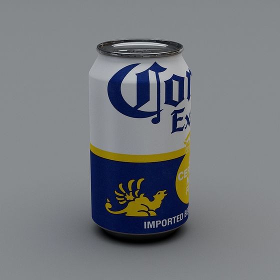 Classic Coors Beer Can 3D model