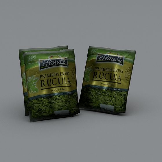 Florette Rucola Packaging 3D model for Creative Projects