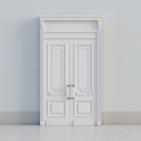 Classic Double Door 3D model