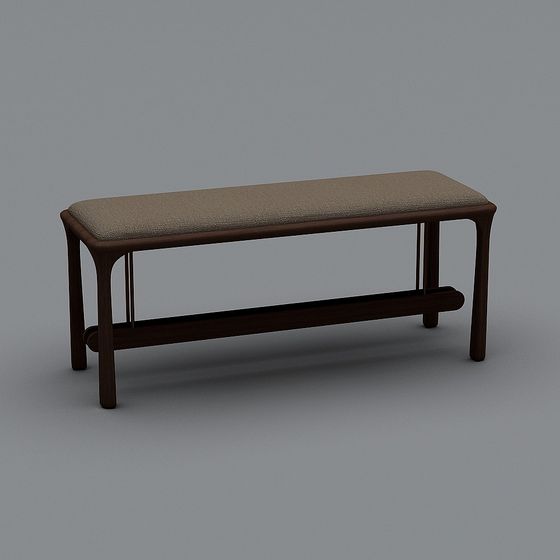 Cozy Bench 3D model