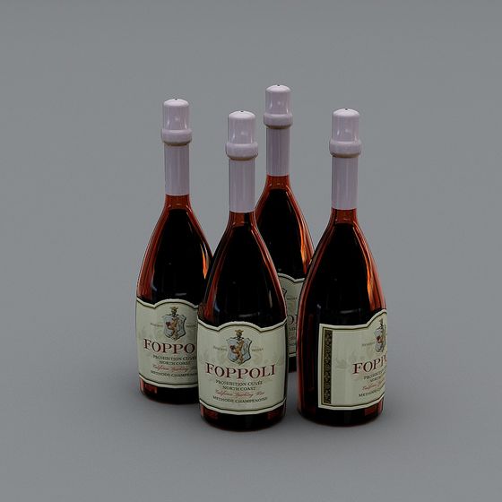 Foppoli Prohibition Cuvée North Coast 3D model