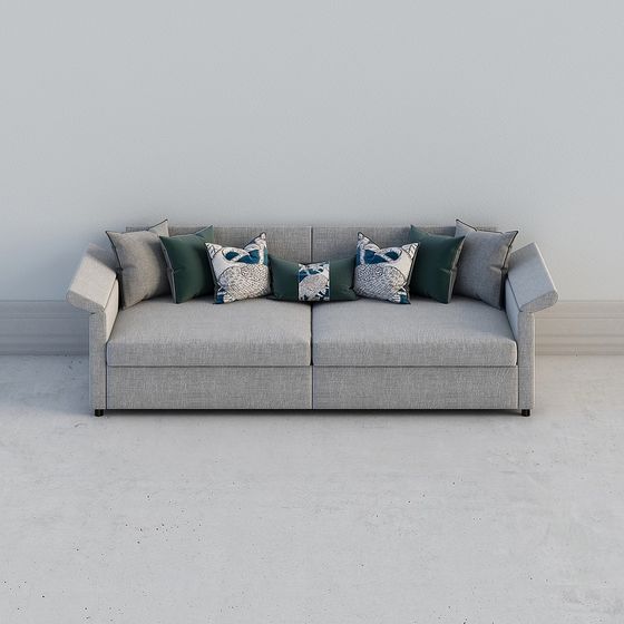 Modern Low-Poly Sofa 3D model