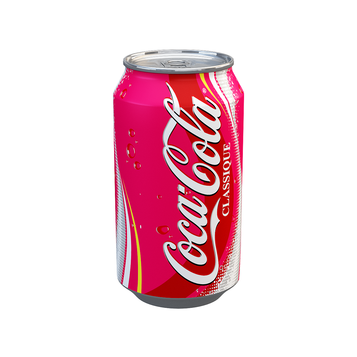 Asian Table Decor 3D Model with Red Drinks