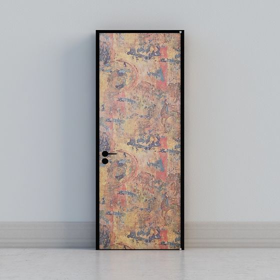 Stunning Abstract Art Door 3D model