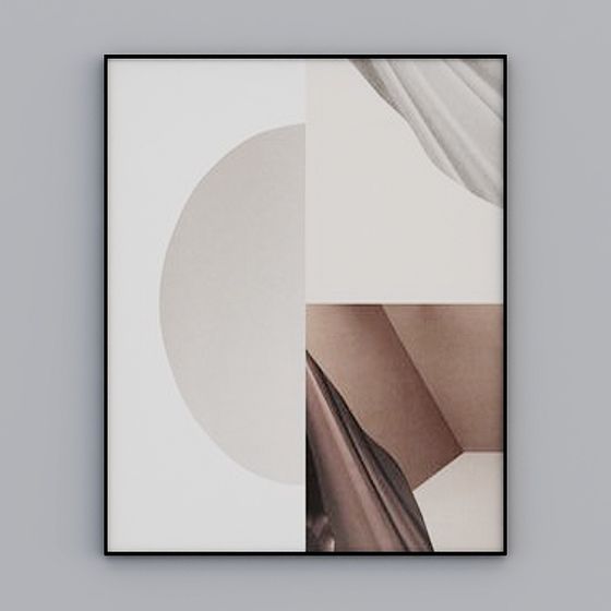 Stylish Abstract Geometric 3D Model for Designers