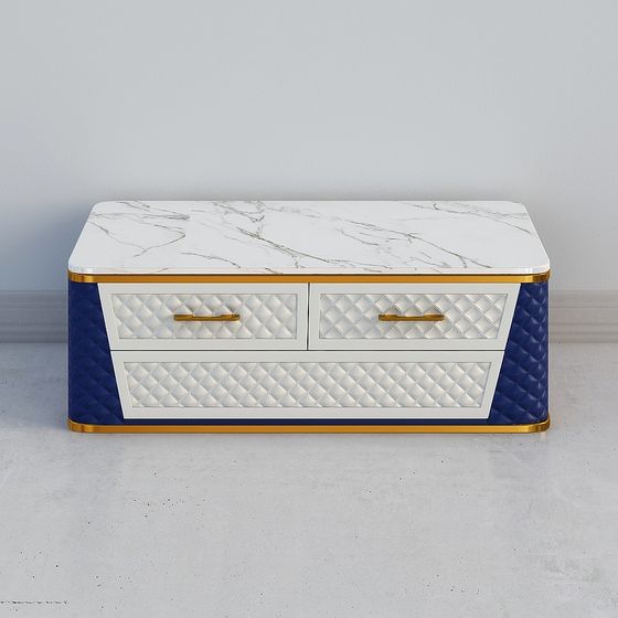 Stylish Luxurious Storage Cabinet 3D model