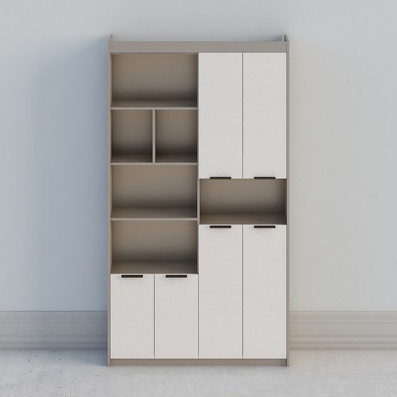 Stylish Urban Storage Cabinet 3D model