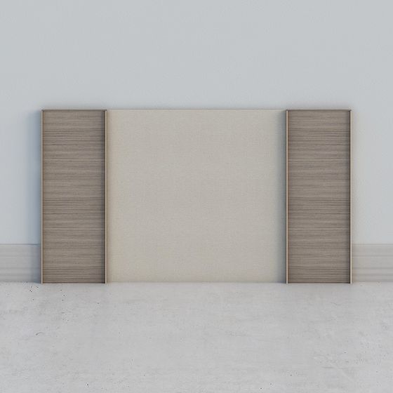 Dual Door Partition 3D model