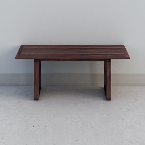 Urban Table 3D model for Modern Interiors