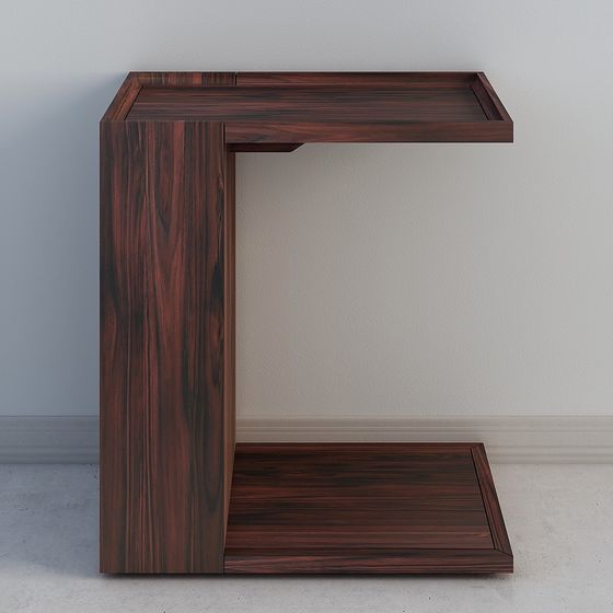 L-Shaped Side Table 3D model