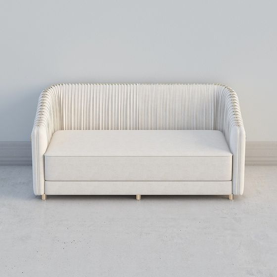 Retro Elegance Sofa 3D model
