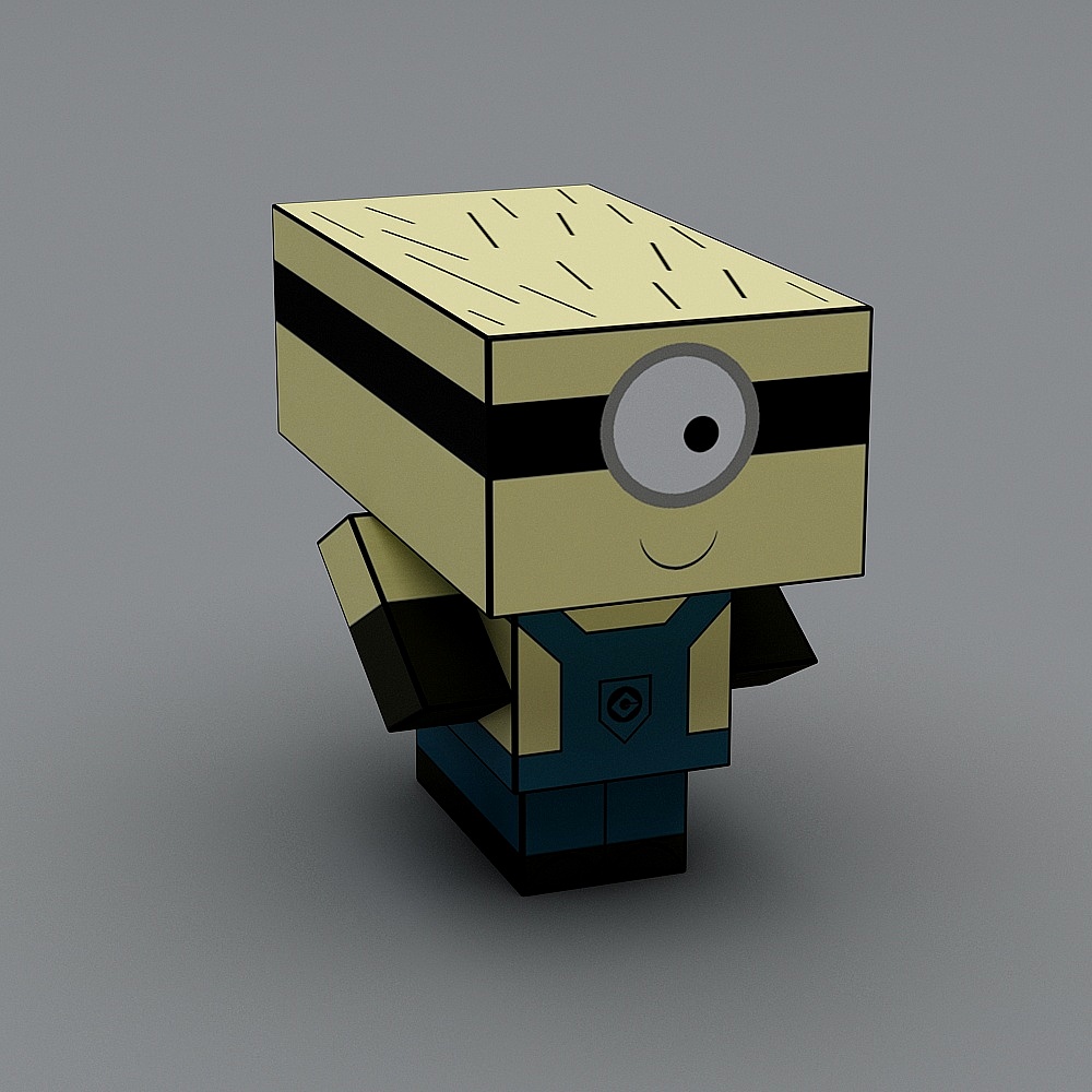 Charming Minion 3D model for Creative Projects
