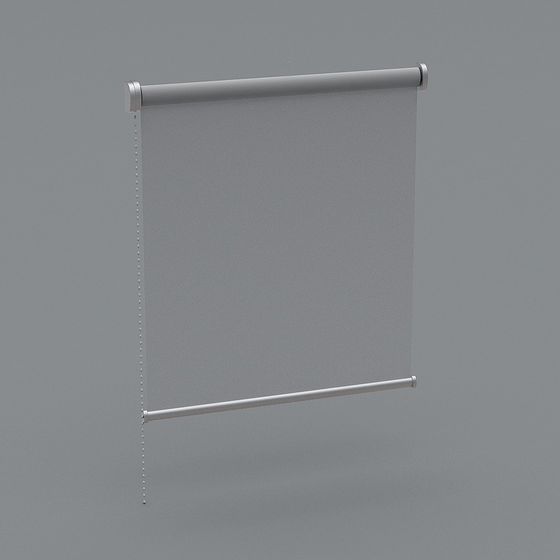 Modern Minimalist Rolling Blind 3D model
