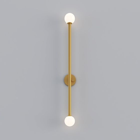 Elegant Minimalist Wall Light 3D model