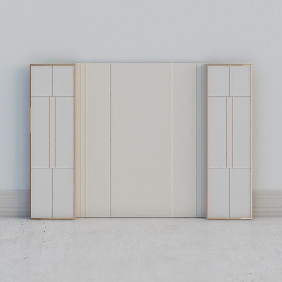 Minimalist Wall Panel 3D model