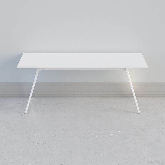 Minimalist Office Desk 3D model