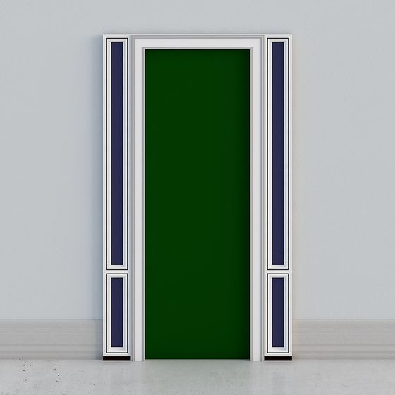 Art Deco Door 3D Model Design
