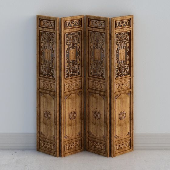 Elegant Polygonal Screen 3D Model