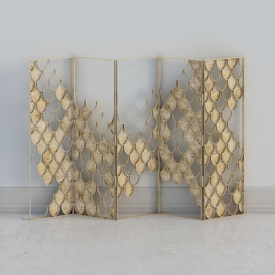 Scaly Screen 3D model for Modern Design