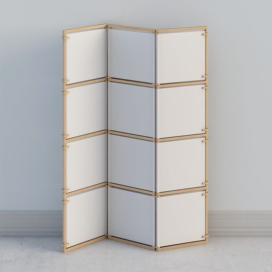 Modern Minimalist Low-Poly Screen 3D model