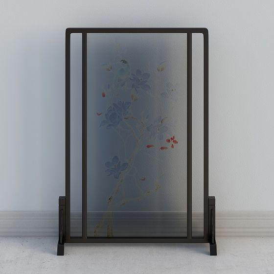 Elegant Screen 3D model with Unique Design