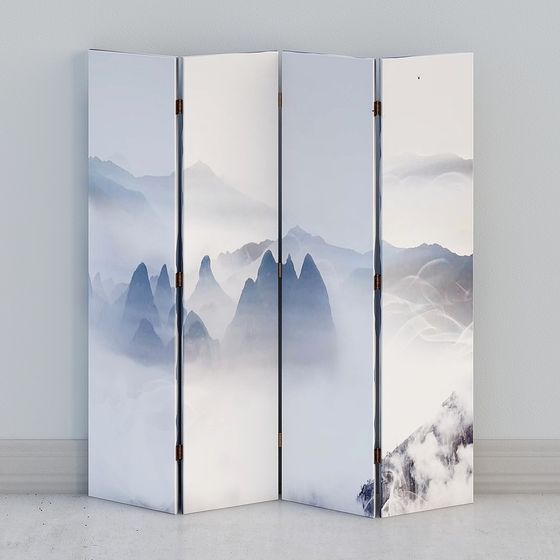 Misty Mountain Screen 3D model
