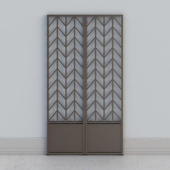 Geometric Screen Model Elegant Geometric Screen 3D model